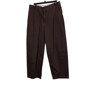 Uniqlo U Men's Dark Brown Minimalist Chino Pants sz 32